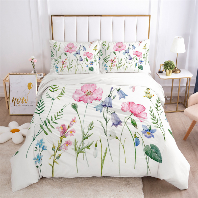Set biancheria da letto con fo - Aesthetic Floral Duvet Cover recensione e prezzo